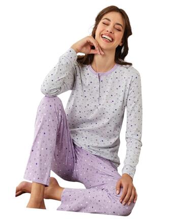 Pigiama donna in jersey di cotone Il Granchio Lady GP5123 - SITE_NAME_SEO