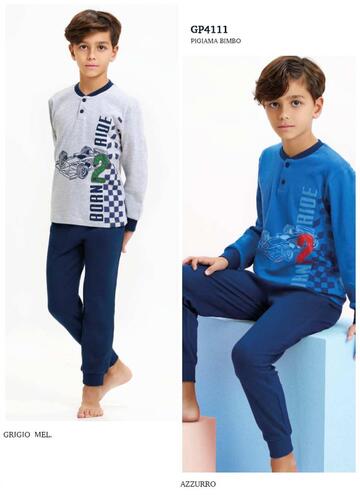 Children's Pyjamas in WARM cotton The Little Crab GP4111 - SITE_NAME_SEO