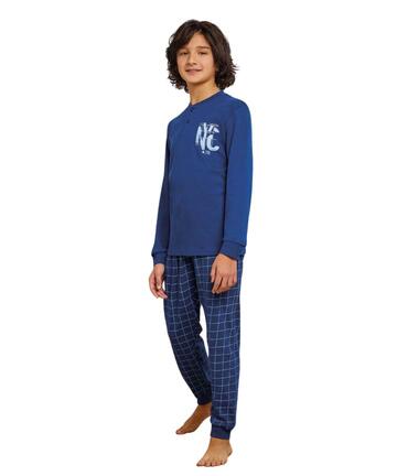 Warm Cotton Pajamas for Boys, Il Granchietto GP4138 - SITE_NAME_SEO