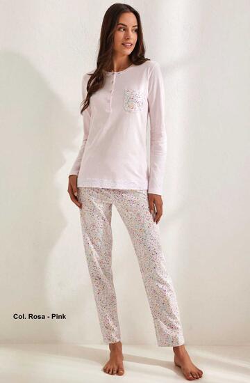 Pigiama donna in jersey di cotone Il Granchio Lady GP5088 - SITE_NAME_SEO