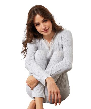 Pigiama donna in jersey di cotone Il Granchio Lady GP5117 - SITE_NAME_SEO