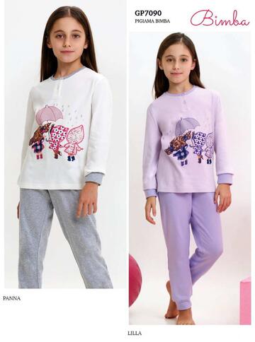 Girls' Pyjamas in WARM cotton The Little Crab GP7090 - SITE_NAME_SEO