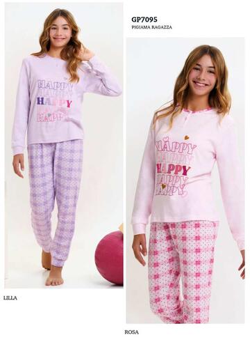 Girls' Pajamas in WARM cotton The Little Crab GP7095 - SITE_NAME_SEO