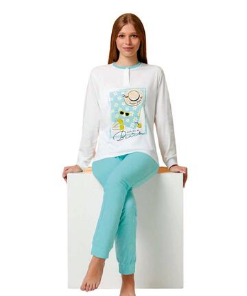 Pigiama da ragazza in jersey di cotone Il Granchietto GP7134 - SITE_NAME_SEO