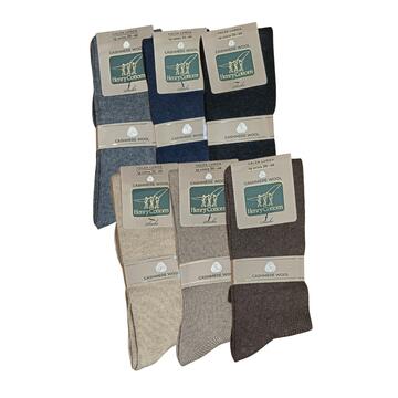Calza da uomo lunga in cashmere e lana Henry Cotton's HC37114 liscio - SITE_NAME_SEO