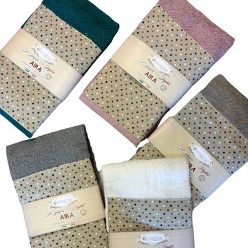 SET 2 ASCIUGAMANI IN COTONE HESSENSE AIRA - SITE_NAME_SEO