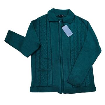 GIACCA POLO DONNA FULLZIP IN MAGLIA IRIS 25330 - SITE_NAME_SEO