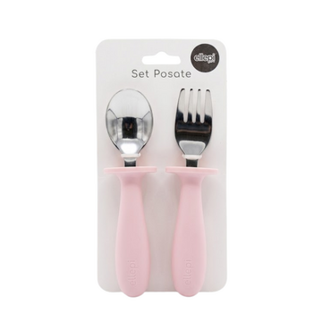 Set posate da bambino in silicone Ellepi IX4064  - SITE_NAME_SEO