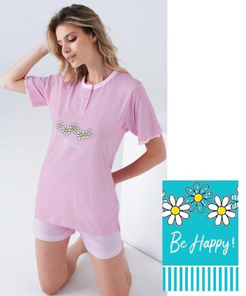 Karelpiu' KC8101 Women's Short-Sleeved Cotton Pyjamas - SITE_NAME_SEO