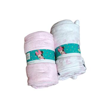 COPERTINA LETTINO IN SOFT PILE ELLEPI DISNEY BABY KLM340 ROSA - SITE_NAME_SEO