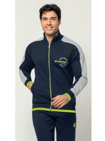 Men's Tracksuit with Zip in Fleece Cotton with Zip Lotto LA2028 - SITE_NAME_SEO