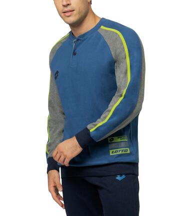 Pigiama uomo a serafino in jersey di cotone caldo Lotto LP2130 - SITE_NAME_SEO