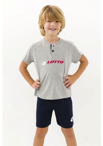 4Lotto LP7023 Kurzer Pyjama aus Baumwolljersey für Kinder - SITE_NAME_SEO