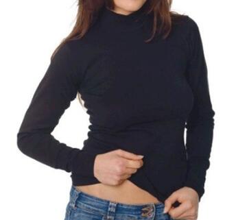 Women's Leable polo neck in warm cotton 350 - SITE_NAME_SEO