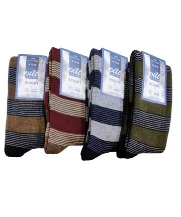 Men's long socks in warm FLEECE Discover Prisco Lhotse (1 PAIR) - SITE_NAME_SEO