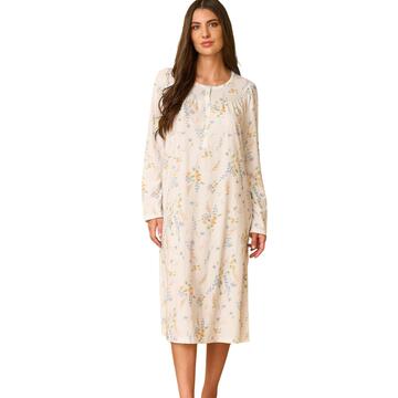 CAMICIA DA NOTTE A MANICA LUNGA IN JERSEY LINCLALOR 75377 - SITE_NAME_SEO