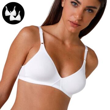 REGGISENO SENZA FERRETTO COTTON LINE LOVABLE L1604 (BI-PACK) - SITE_NAME_SEO