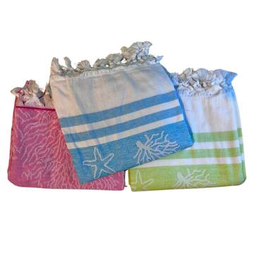 BEACH TOWEL PAREO LOVELY HOME FASH AGADIR - SITE_NAME_SEO