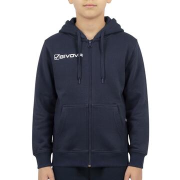 FELPA FULL ZIP TINTA UNITA RAGAZZO GIVOVA MFBG011J - SITE_NAME_SEO