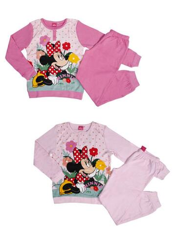 Pigiama da bambina in jersey di CALDO cotone Disney Minnie MIN1509 - SITE_NAME_SEO