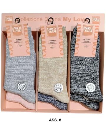 Calzino donna morbidoso effetto soft touch E. Coveri Melody ( 1 PAIO) - SITE_NAME_SEO