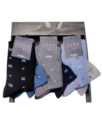 Calzino corto uomo smollato in cotone elasticizzato Scopri Miguel ( 1 PAIO) - SITE_NAME_SEO