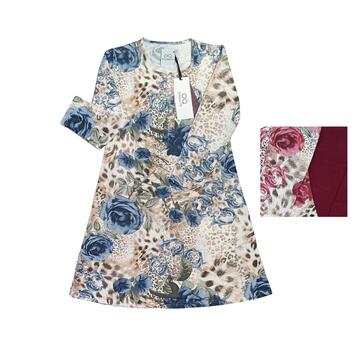 CAMICIA DA NOTTE DONNA SERAFINO FANTASIA MOQUETTE MINNIE - SITE_NAME_SEO