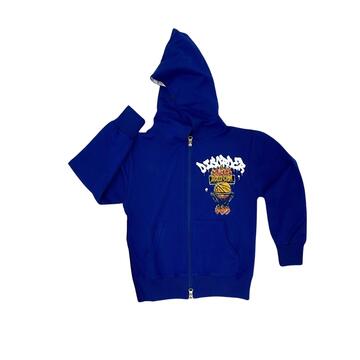 FELPA BAMBINO FULLZIP CON CAPPUCCIO NEVER GIVE UP 74170 3-7 ANNI - SITE_NAME_SEO