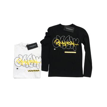 T-SHIRT MANICA LUNGA RAGAZZO NEVER GIVE UP 7466 8-16 ANNI - SITE_NAME_SEO