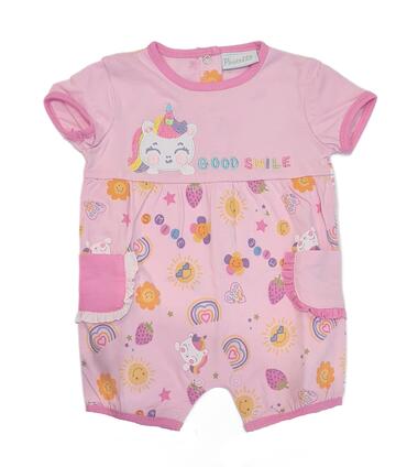 BABY GIRL'S ROMPER 0-9 MONTHS PA5AC PASTEL - SITE_NAME_SEO