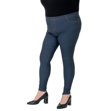 Leggings donna conformata felpata effetto jeans Gladys PD0606 - SITE_NAME_SEO