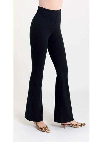 Leggings donna a zampa in micro felpata Gladys PD1938 - SITE_NAME_SEO