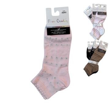 CALZINO QUARTER DONNA MODA FILO DI SCOZIA PIERRE CARDIN E32 (3 PAIA) - SITE_NAME_SEO