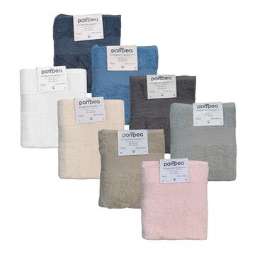 COPPIA ASCIUGAMANI 1+1 SPUGNA COTONE POMPEA - SITE_NAME_SEO