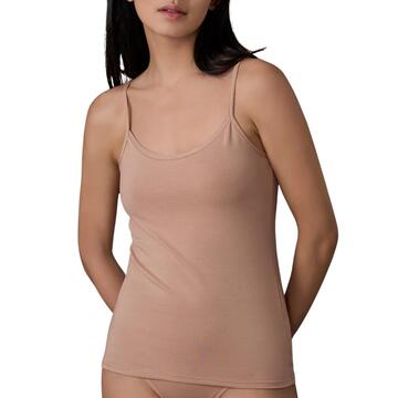 DAMEN-TOP MIT SCHULTERPOLSTER AUS EXTRAFEINER STRETCH-BAUMWOLLE SPIDER DM05AE - SITE_NAME_SEO