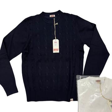 MAGLIONE TRECCIA UOMO RIFLE RFTR447 - SITE_NAME_SEO
