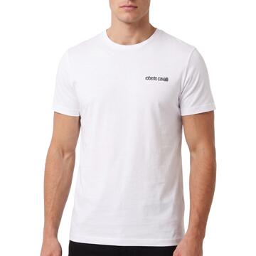  T-shirt uomo girocollo in cotone elasticizzato Roberto Cavalli WSO00E CE010 (2 capi) - SITE_NAME_SEO