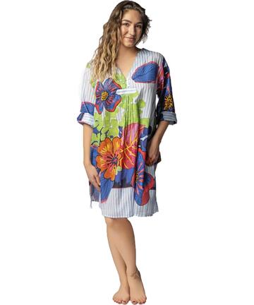 ABITO PRENDISOLE DONNA COTONE SCOLLO V MARILA RUBY - SITE_NAME_SEO