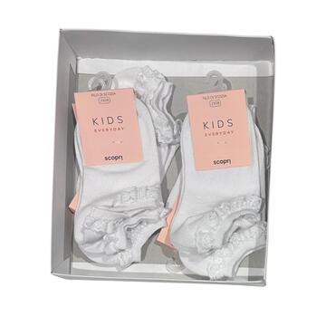 CALZINO SNEAKER BAMBINA PIZZO FILO DI SCOZIA COTONE SCOPRI FIESTA  - SITE_NAME_SEO