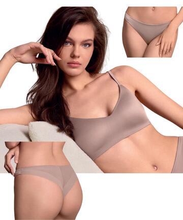 Coordinato con brassiere imbottita e brasiliana Lormar Ultrashine SHI54367 - SITE_NAME_SEO