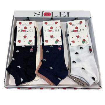 Salvapiede donna in cotone elasticizzato Sielei CU02 (1 PAIO) - SITE_NAME_SEO