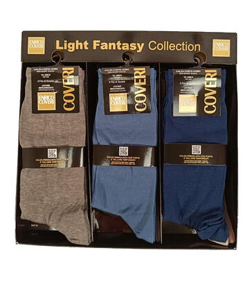 Coveri SandLine Herren-Kurzsocken aus Stretch-Baumwolle (1 Paar) - SITE_NAME_SEO