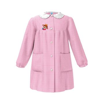 SIGGI 33GR4173 KINDERGARTENSCHÜRZE FÜR MÄDCHEN MIT SCHMETTERLINGSSTICKEREI - SITE_NAME_SEO