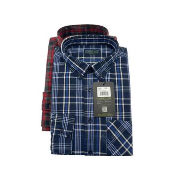 CAMICIA COTONE MANICHE LUNGHE QUADRETTI STORMY LIFE C0061 - SITE_NAME_SEO