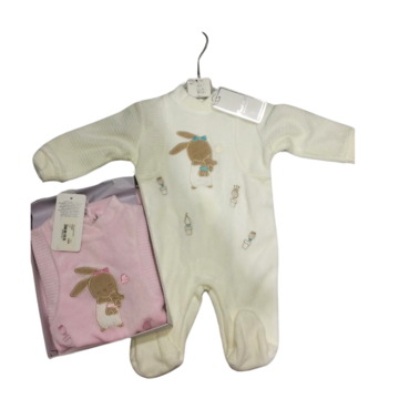 TC3AD PASTEL CHENILLE BABY GIRL'S ROBE - SITE_NAME_SEO