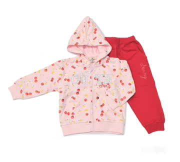 Completo 3 pezzi da bambina 3-7 anni lb-32874 loleta LOLETA