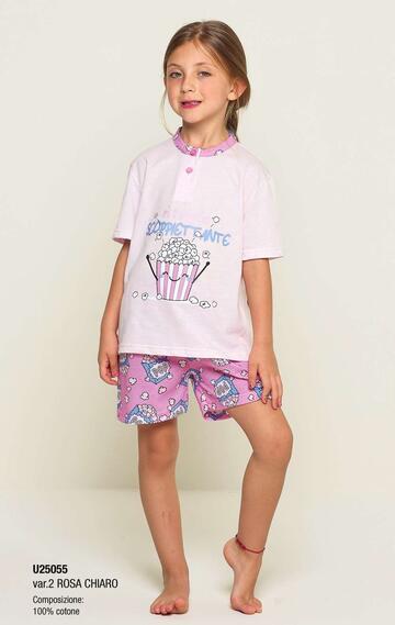 Gary U35055 girls' short cotton jersey pajamas 8/10 YEARS - SITE_NAME_SEO