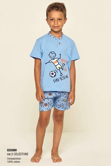Gary U35080 children's short cotton jersey pajamas 8/10 years - SITE_NAME_SEO