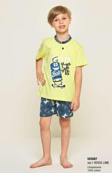 Gary U25087 children's short cotton jersey pajamas 3/7 YEARS - SITE_NAME_SEO