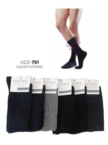 SHORT men's sanitary socks in warm cotton Pezzini UCZ-751C - SITE_NAME_SEO